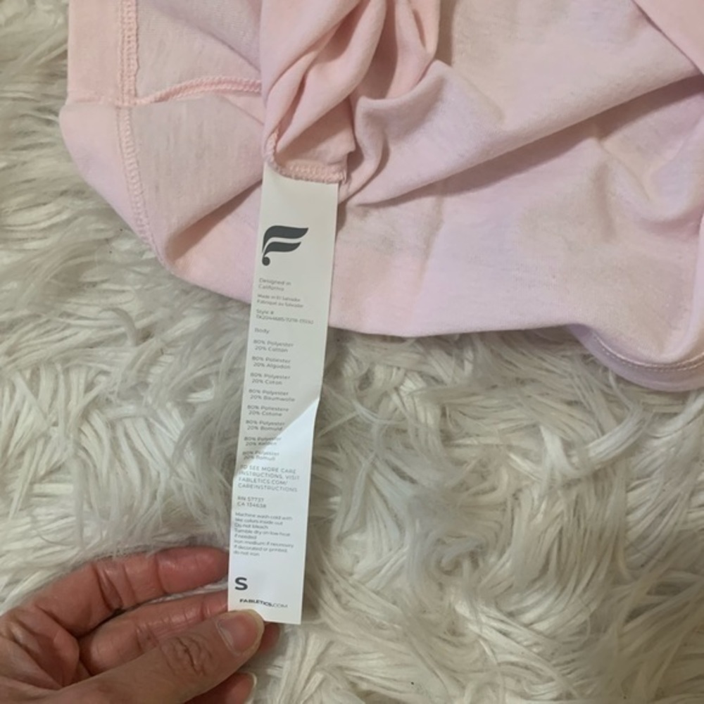 Fabletics Pink Workout Tank Size Small - Picture 7 of 11